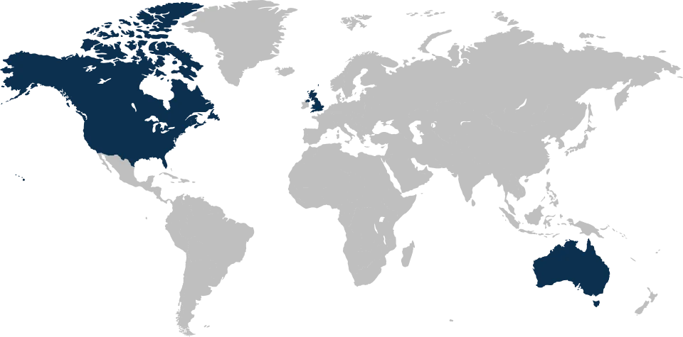 World map shipping context